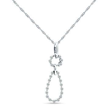 diamond teardrop necklace